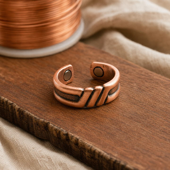 Peat Copper Ring