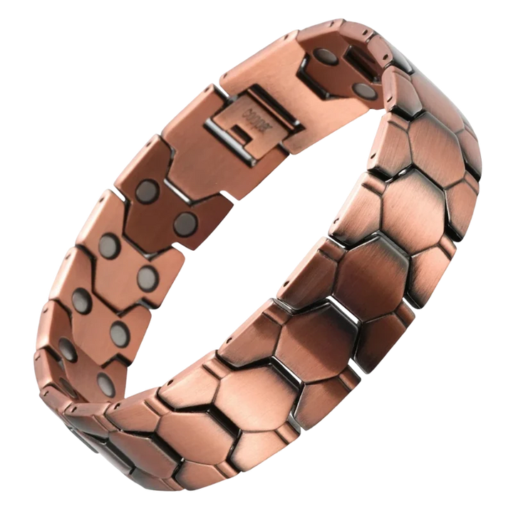Mens Copper Magnetic Bracelet TRIPLE Power