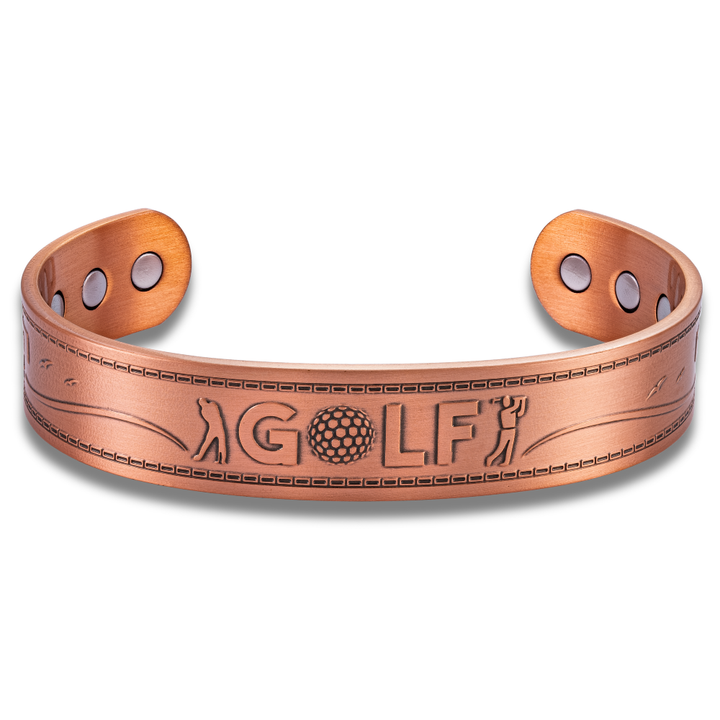 Willis Judd Mens Copper Bangle Golf Bracelet