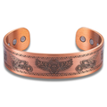 Willis Judd Mens Copper Bangle Biker Bracelet