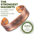Willis Judd Mens Copper Bangle Golf Bracelet Style 2