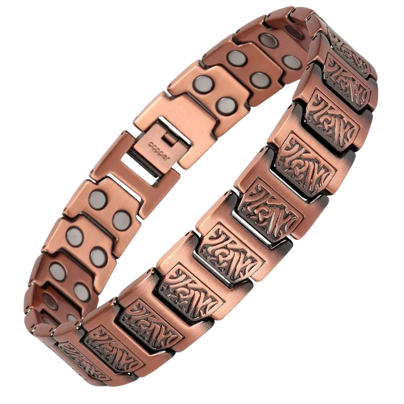 Mens Copper Magnetic Bracelet TRIPLE Power