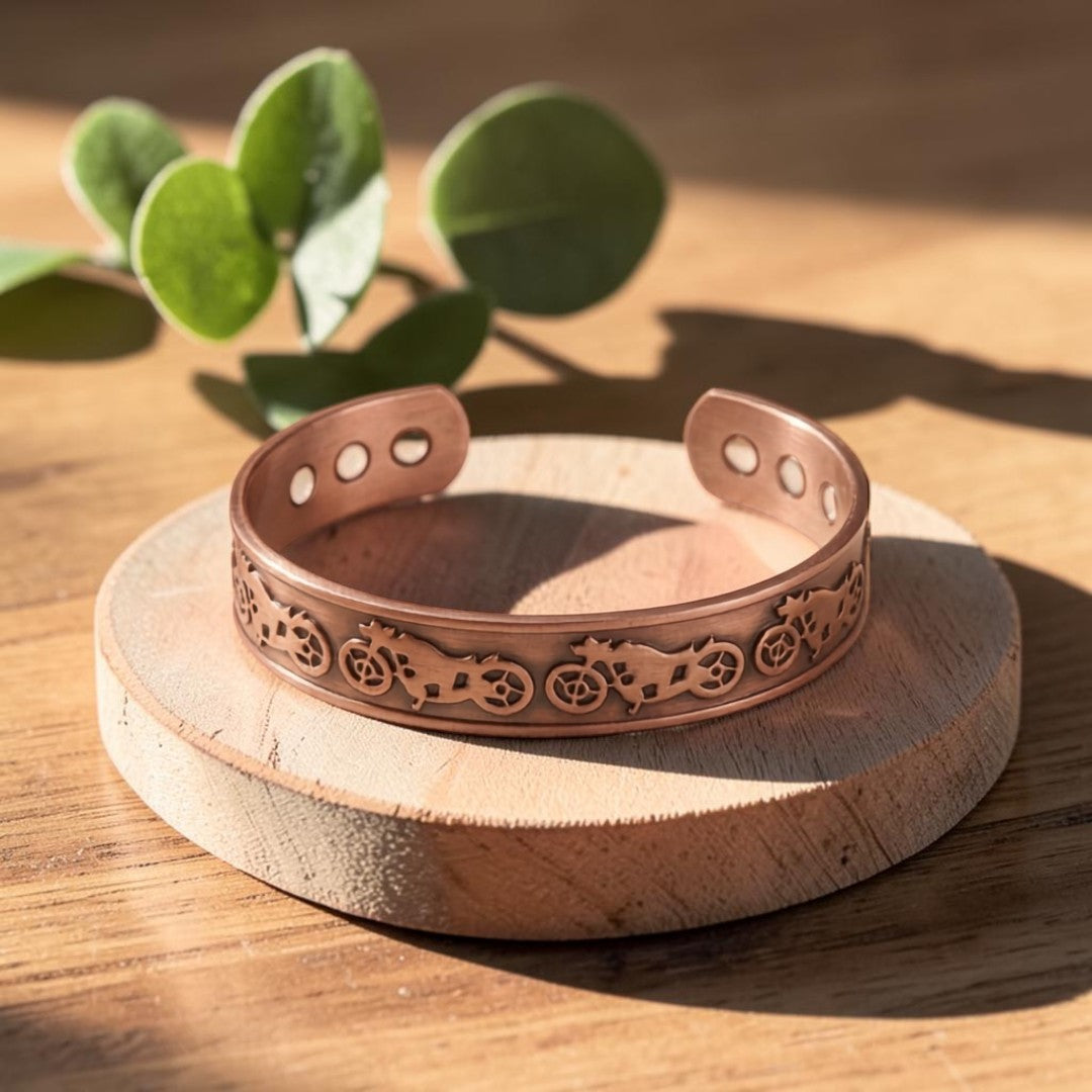 Brae Pure Copper Bracelet With Magnetic Therapy