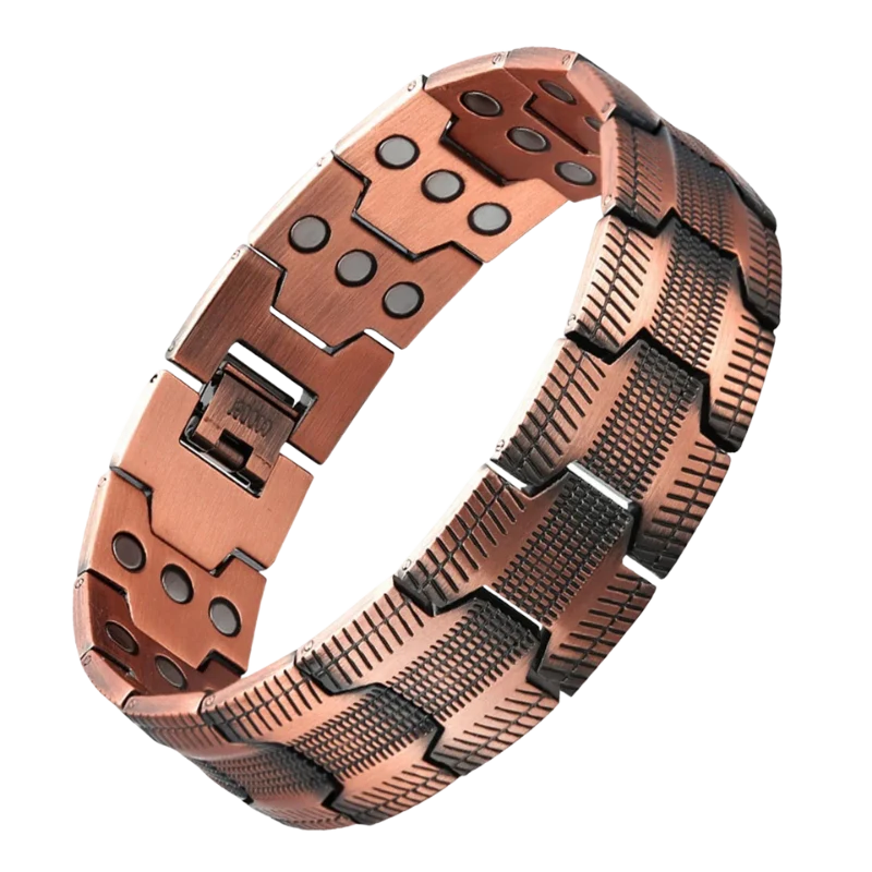 Mens Copper Magnetic Bracelet TRIPLE Power