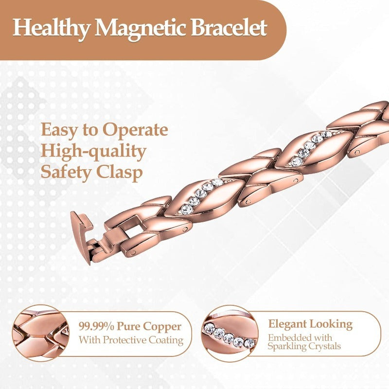 Willis Pure Copper Bracelet With Magnetic Therapy