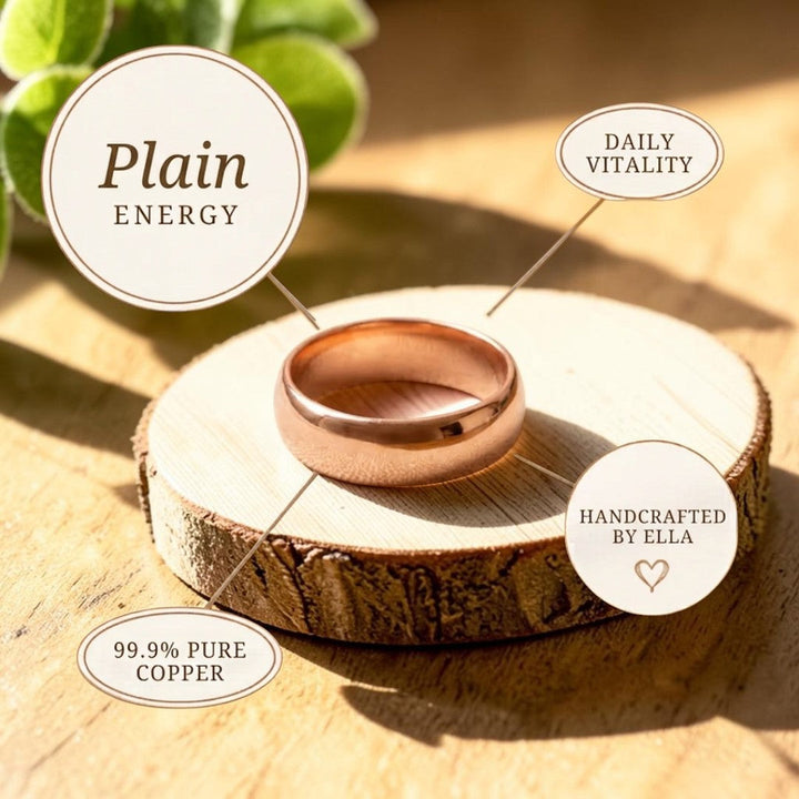 Plain Ring Pure Copper