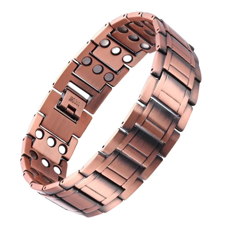Mens Copper Magnetic Bracelet TRIPLE Power