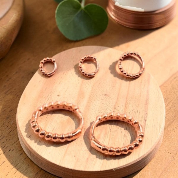 Small Copper Earrings