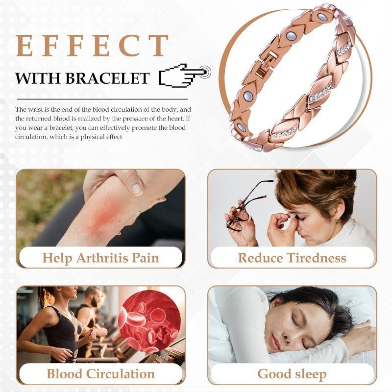 Willis Pure Copper Bracelet With Magnetic Therapy