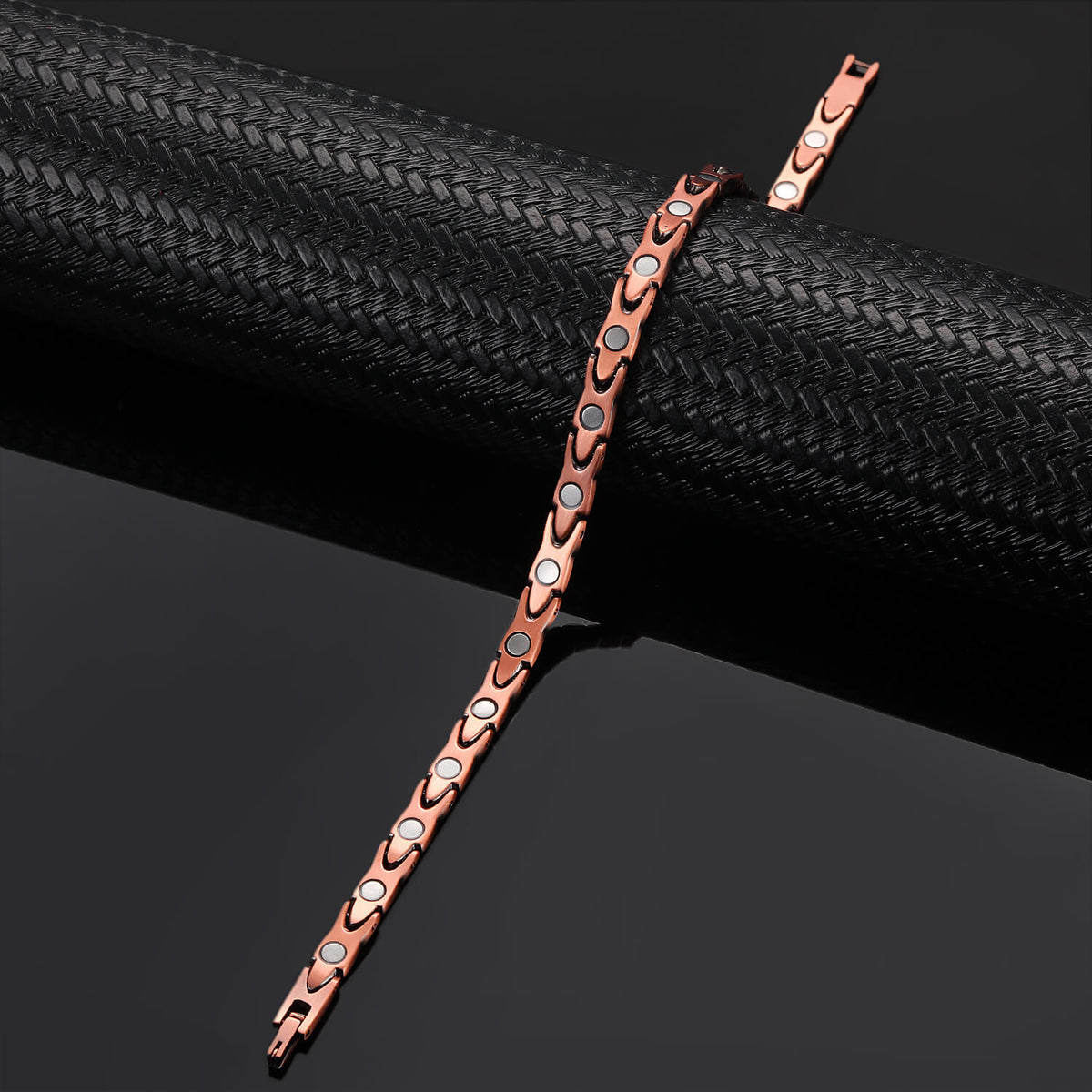 Ladies Solid Copper Magnetic Therapy Anklet Bracelet