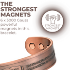 Willis Judd Mens Copper Bangle Philippians 4:13 verse