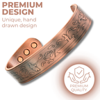 Willis Judd Mens Copper Bangle for Fisherman