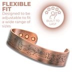 Willis Judd Mens Copper Bangle for Fisherman