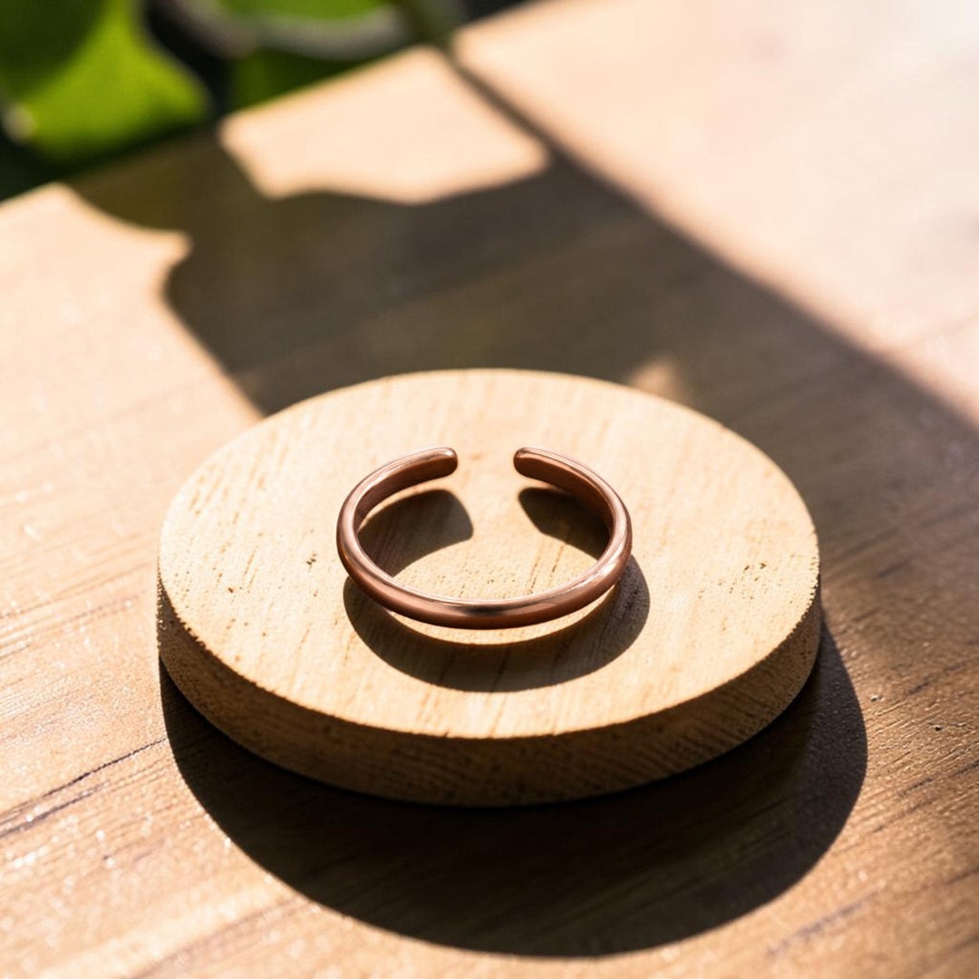 Slick Toe Ring Pure Copper