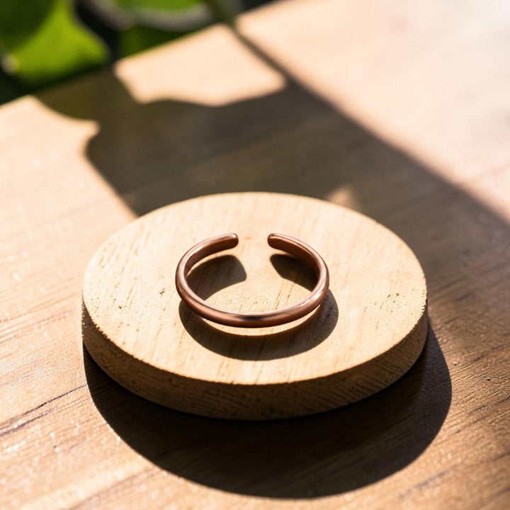Slick Toe Ring Pure Copper