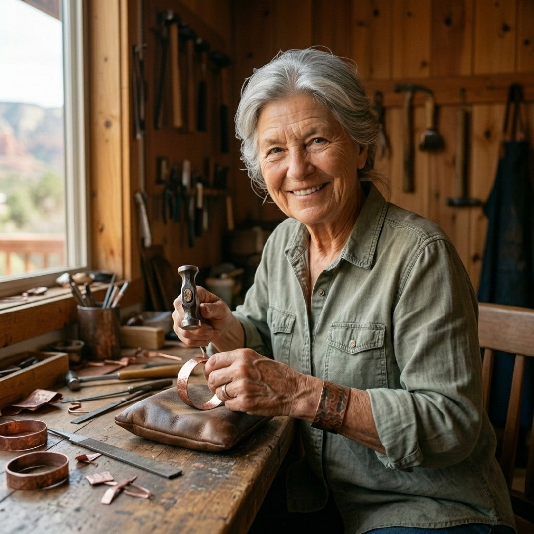 Grace Pure Copper Bracelet With Magnetic Therapy