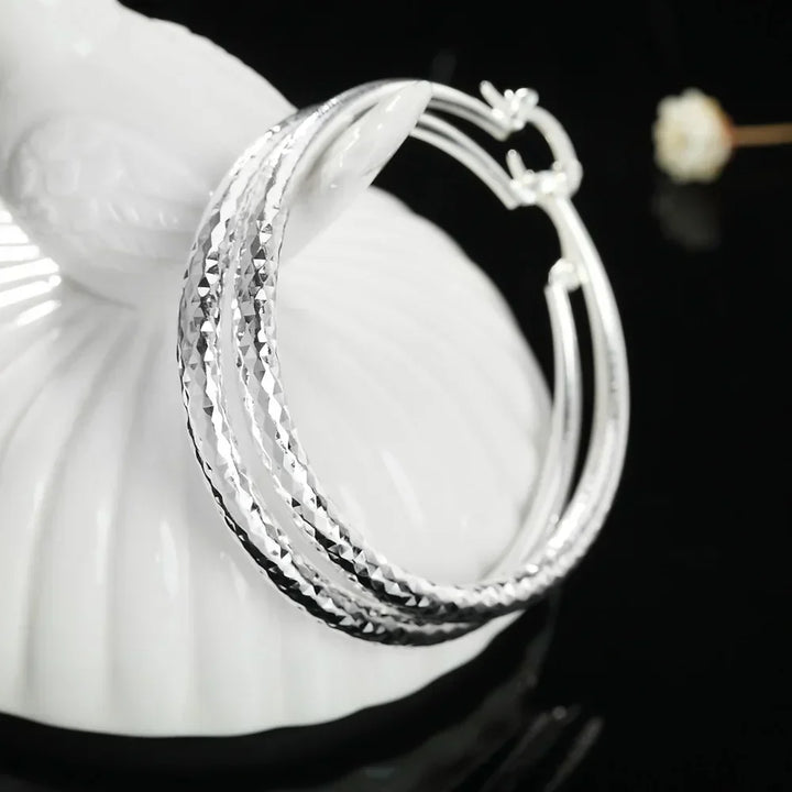 Sterling Silver Hoops