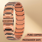 Mens Copper Bracelet - Pacemaker Safe