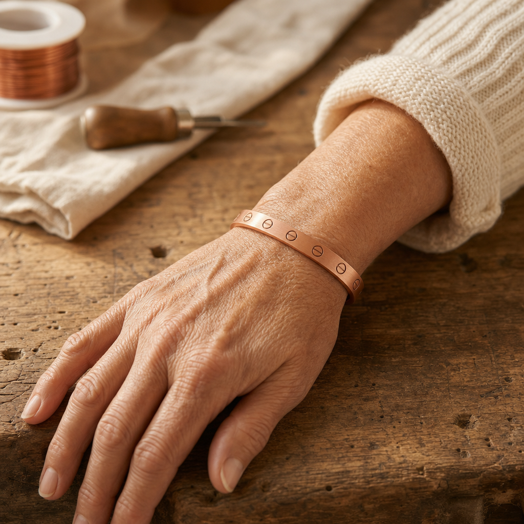 Bolt Copper Bracelet