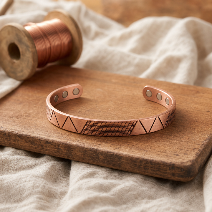 Crest Copper Bracelet
