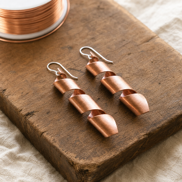 Dusk Copper Earrings