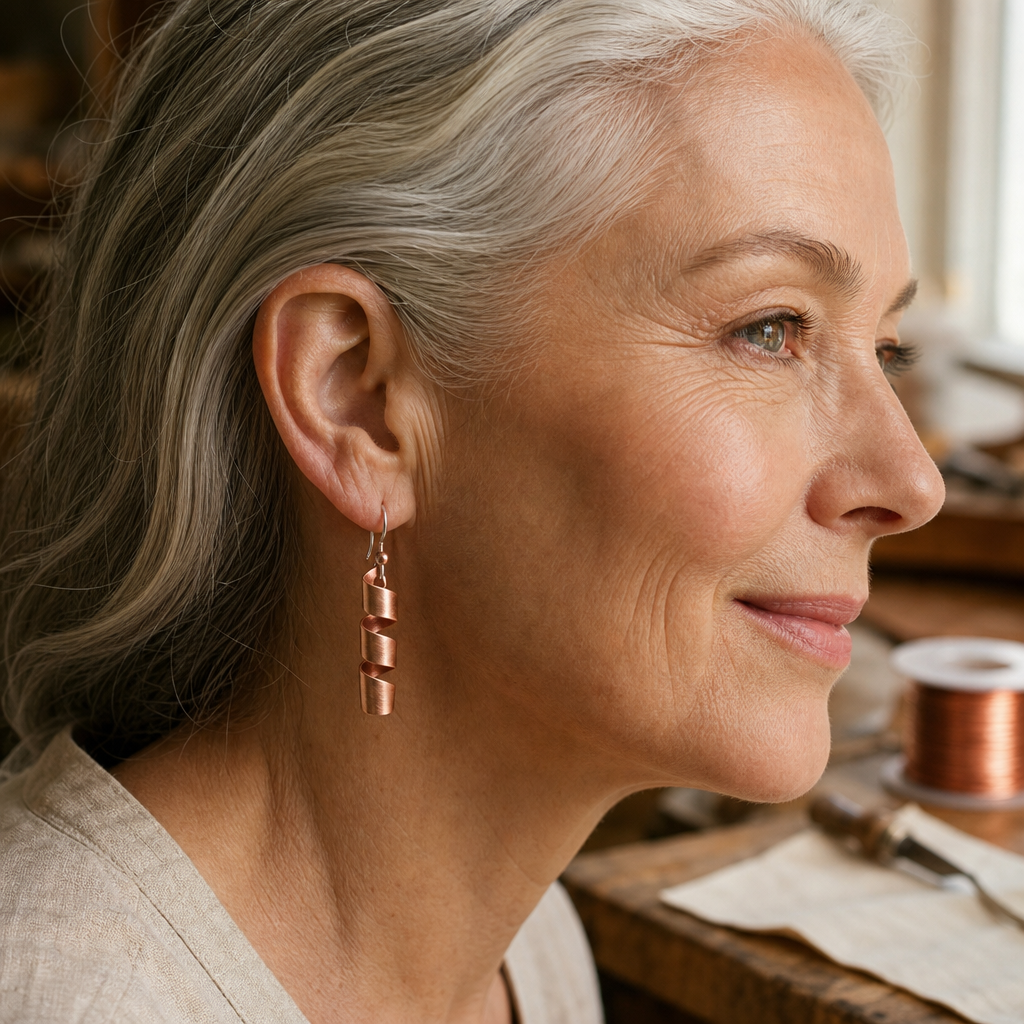 Dusk Copper Earrings