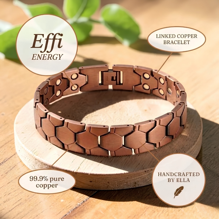 Effi Pure Copper Bracelet With Magnetic Therapy