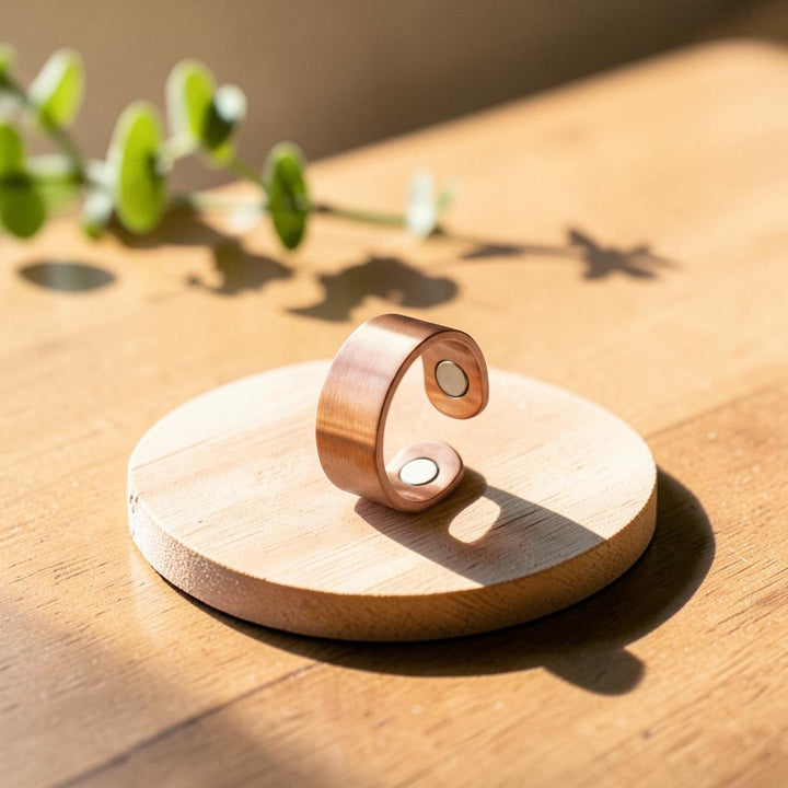 Weld Ring Pure Copper With Magnetic Therapy