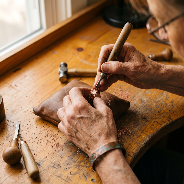 BURR COPPER RING | COPPER
