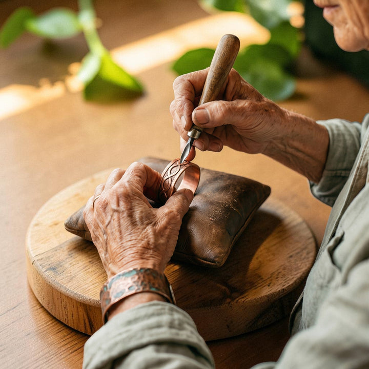 Bole Ring Pure Copper With Magnetic Therapy