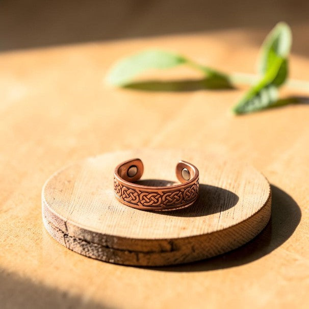 Fen Ring Pure Copper With Magnetic Therapy