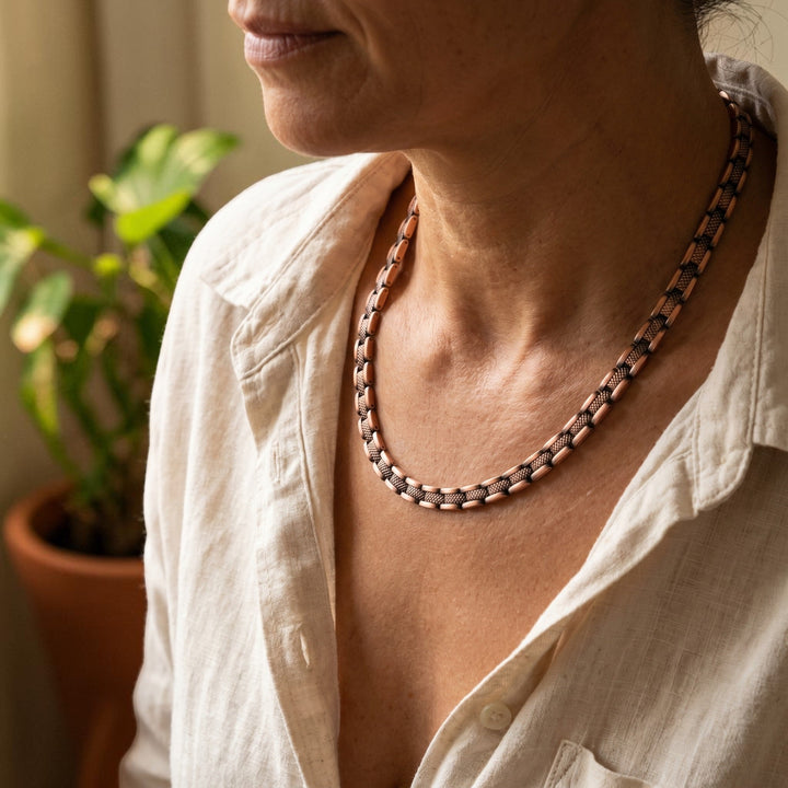 Haze Necklace Pure Copper With Magnetic Therapy