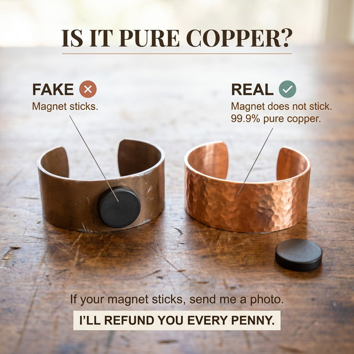 Loch Pure Copper Bracelet With Magnetic Therapy