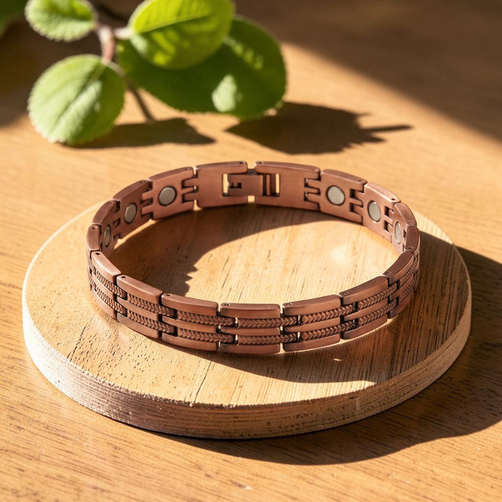 Pike Men's Pure Copper Bracelet With Magnetic Therapy