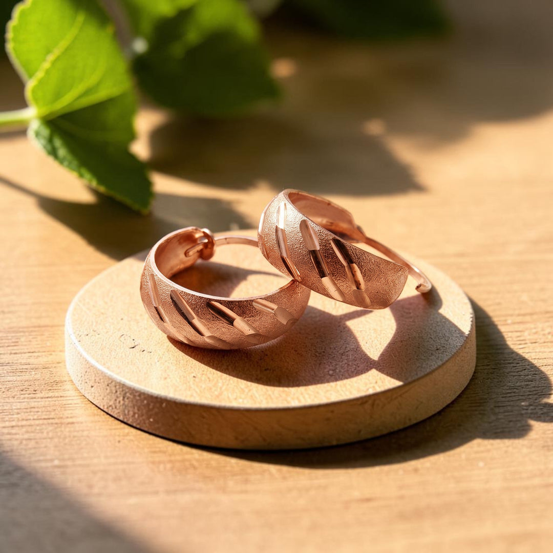 Vale Copper Earrings