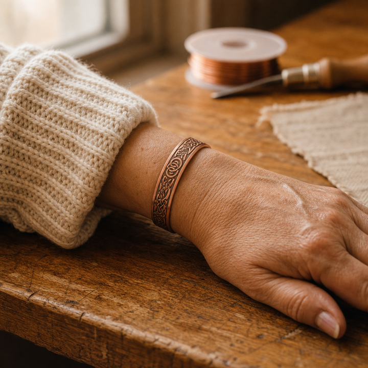 Moss Copper Bracelet