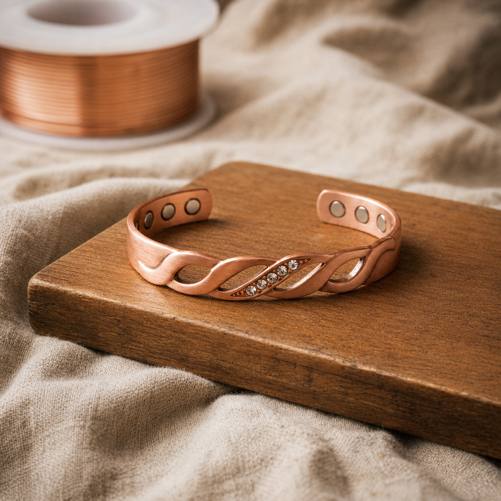 Seam Copper Bracelet