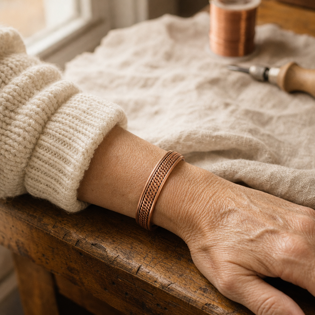 Wave Copper Bracelet