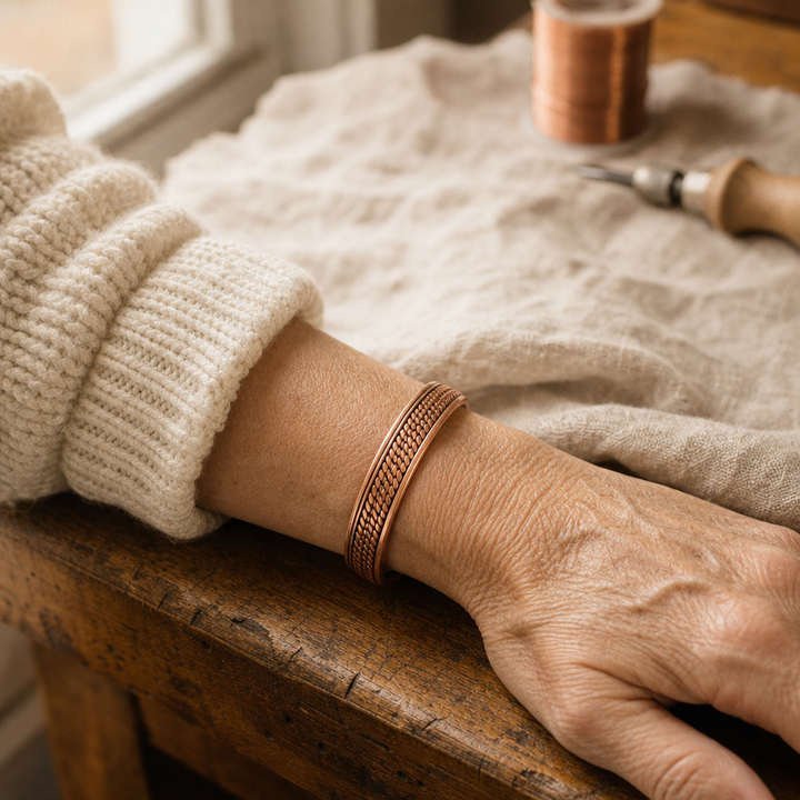 Wave Copper Bracelet